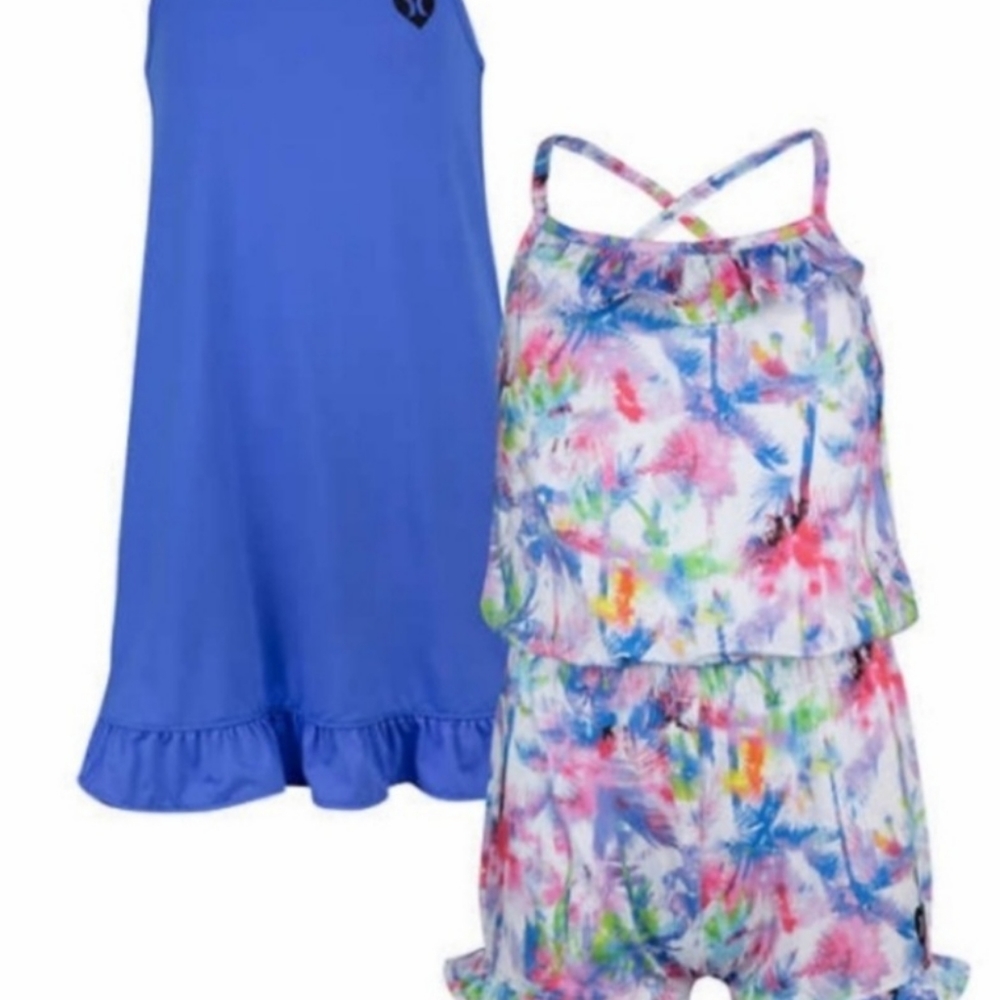 Girls Size 10-12 New Dress & Romper Set